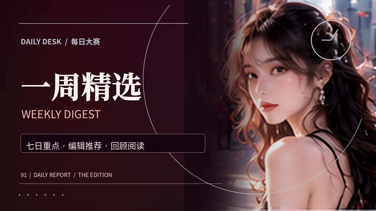 周末阅读提案主题配图